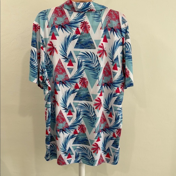 Yata Golf printed performance polo - Picture 4 of 4